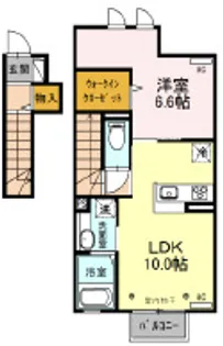 デンドライト・レジデンス【2階】の間取り