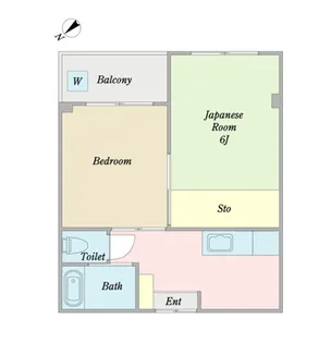 本多ビル【2階】の間取り