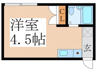 サンパレス【1階】の間取り
