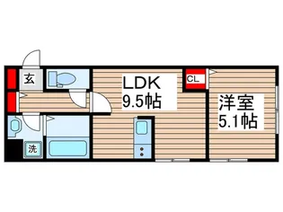 ARS幕張【2階】の間取り