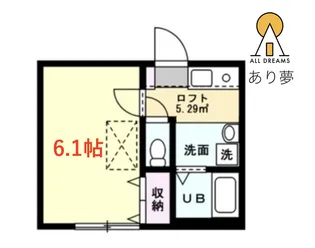 ベイルーム弘明寺I【1階】の間取り