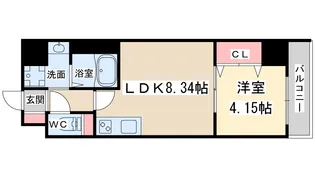 ACT DOORS天六【6階】の間取り