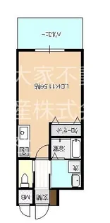 GRAND WISTERIA【6階】の間取り