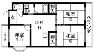 マンション吾光【2階】の間取り