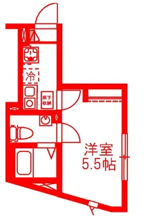 バルミジュール横浜三春台【1階】の間取り