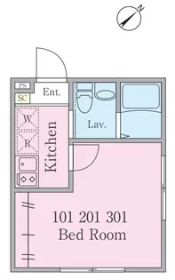Reberty行徳【3階】の間取り