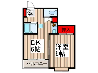 ホワイトメゾン南与野【3階】の間取り