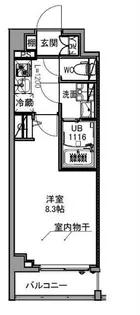 S RESIDENCE王子east【9階】の間取り