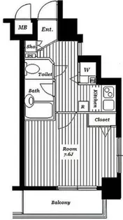 ガラ・ステージ目黒【11階】の間取り