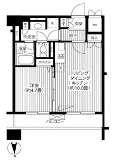 ピエス綱島【2階】の間取り
