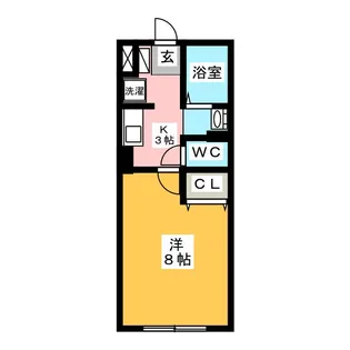 リヴェールSII【1階】の間取り