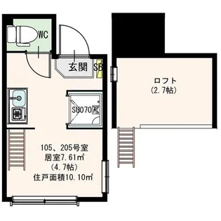 ミストラル【1階】の間取り