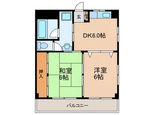 クレイバーハイツ本庄【2階】の間取り