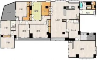 レクシア塚本【6階】の間取り