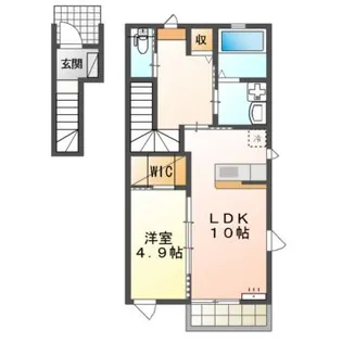 アリエッタB棟【2階】の間取り