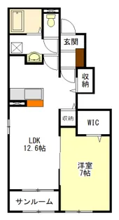 グレイスシラツカ A棟・B棟【1階】の間取り