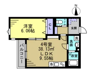 セミカ葛城 II【2階】の間取り