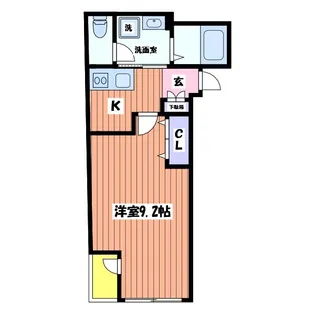 ボス バレーヒル【1階】の間取り