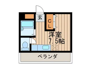 青山ハイツ【3階】の間取り