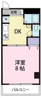 グリーンハイツ蔵本【2階】の間取り