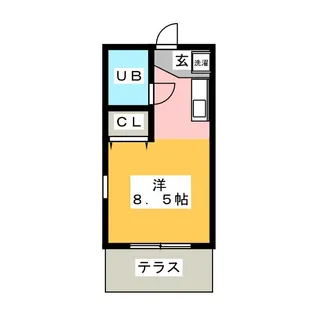 荒川ハイツ【1階】の間取り