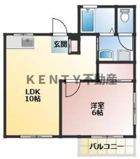 メゾン鈴木【3階】の間取り