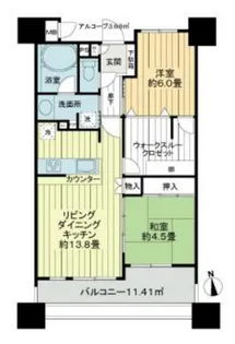 サーパス浜松駅前【9階】の間取り