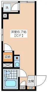 梅ヶ丘アームス【3階】の間取り