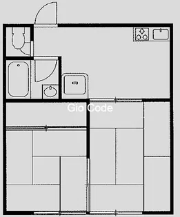 ハイツパール【1階】の間取り