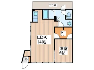 梅沢ビル【1階】の間取り