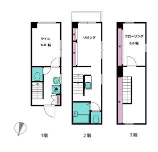 マンションイソ【3階】の間取り