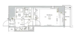 AXAS日本橋浜町【5階】の間取り