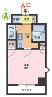 エル・ヴィエント【3階】の間取り