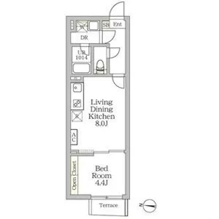 Aglaia 新宿西落合【1階】の間取り
