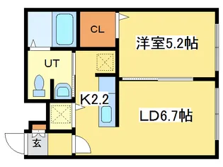ブランノワール デコ【4階】の間取り