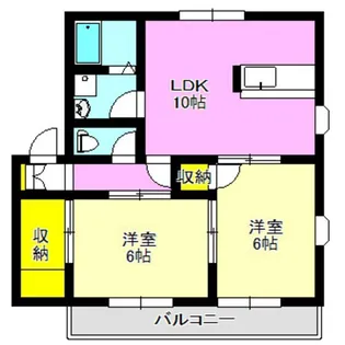 グリーンヴィラ【1階】の間取り