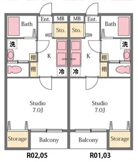 フォーレ【2階】の間取り
