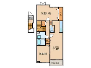 エスパス・K【2階】の間取り