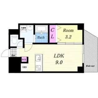 La Benten【10階】の間取り