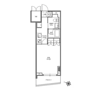 ヒューリック板橋【10階】の間取り