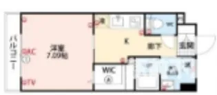AlettA合川町弐番館【6階】の間取り