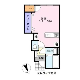 パークコート城東 A棟【1階】の間取り