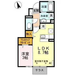 プランドール(二戸市)【1階】の間取り