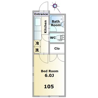 アルム【1階】の間取り