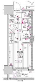 グランド・ガーラ立川【13階】の間取り
