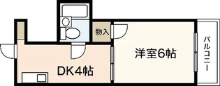 第3野地ビル【3階】の間取り