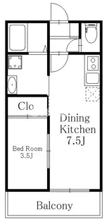 Jasmine【2階】の間取り