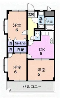 クオリティハイムやわらぎ【2階】の間取り