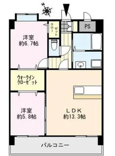 グランコード【3階】の間取り