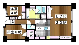 シスナブ池袋本町【12階】の間取り